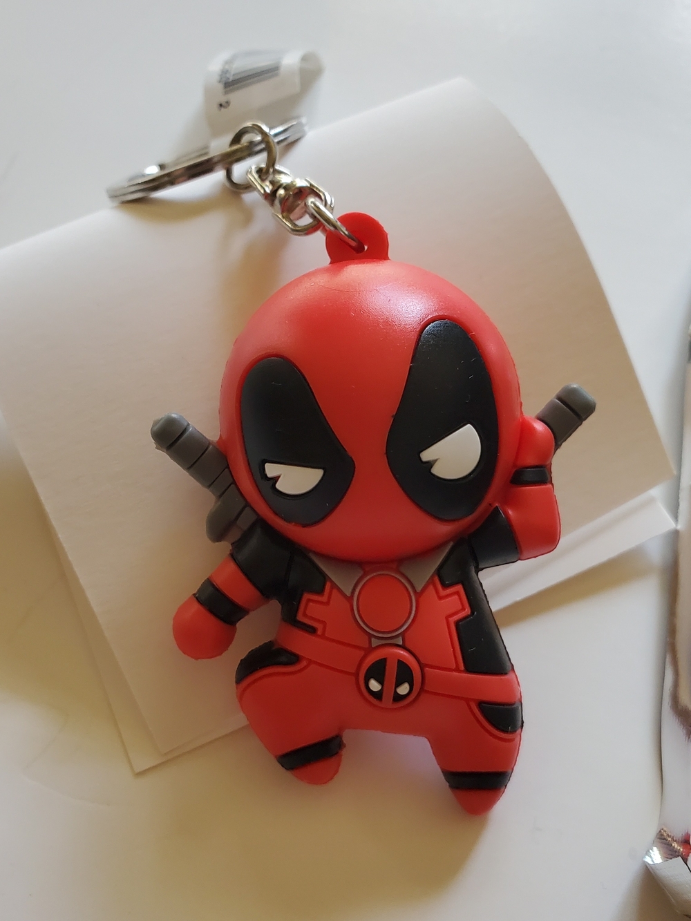 Deadpool Red & Black Kids Keychain Toy